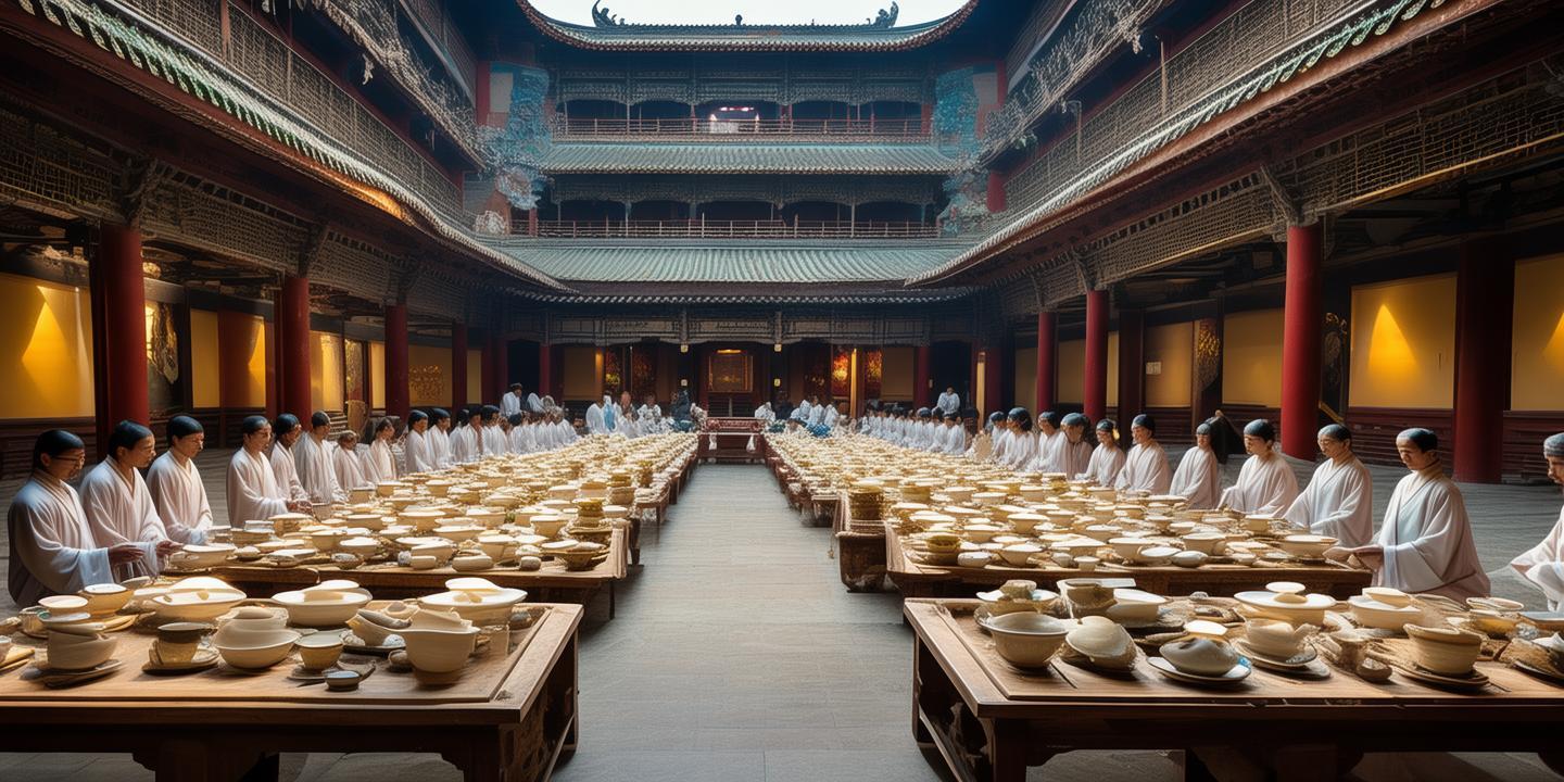 杨岐普通寺禅茶大会盛大开幕,百人茶席演绎“一日不作一日不食”传统精神